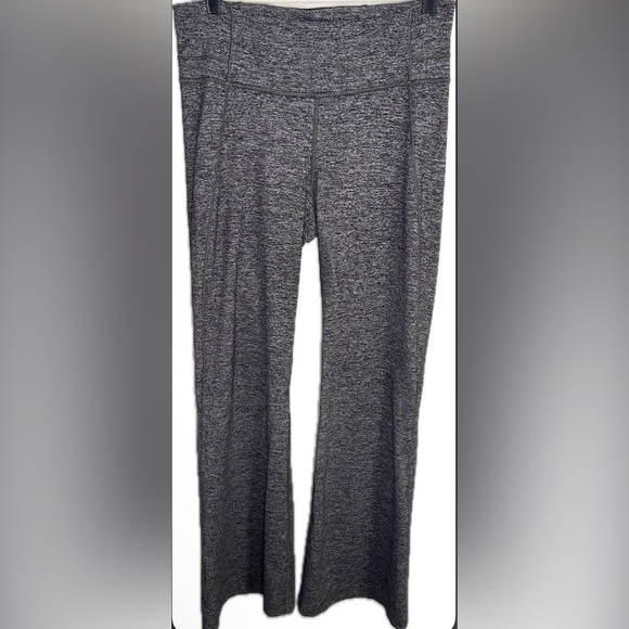 Lululemon Heathered Black Groove Pant Flare Women’s Size 10 - Picture 4 of 7